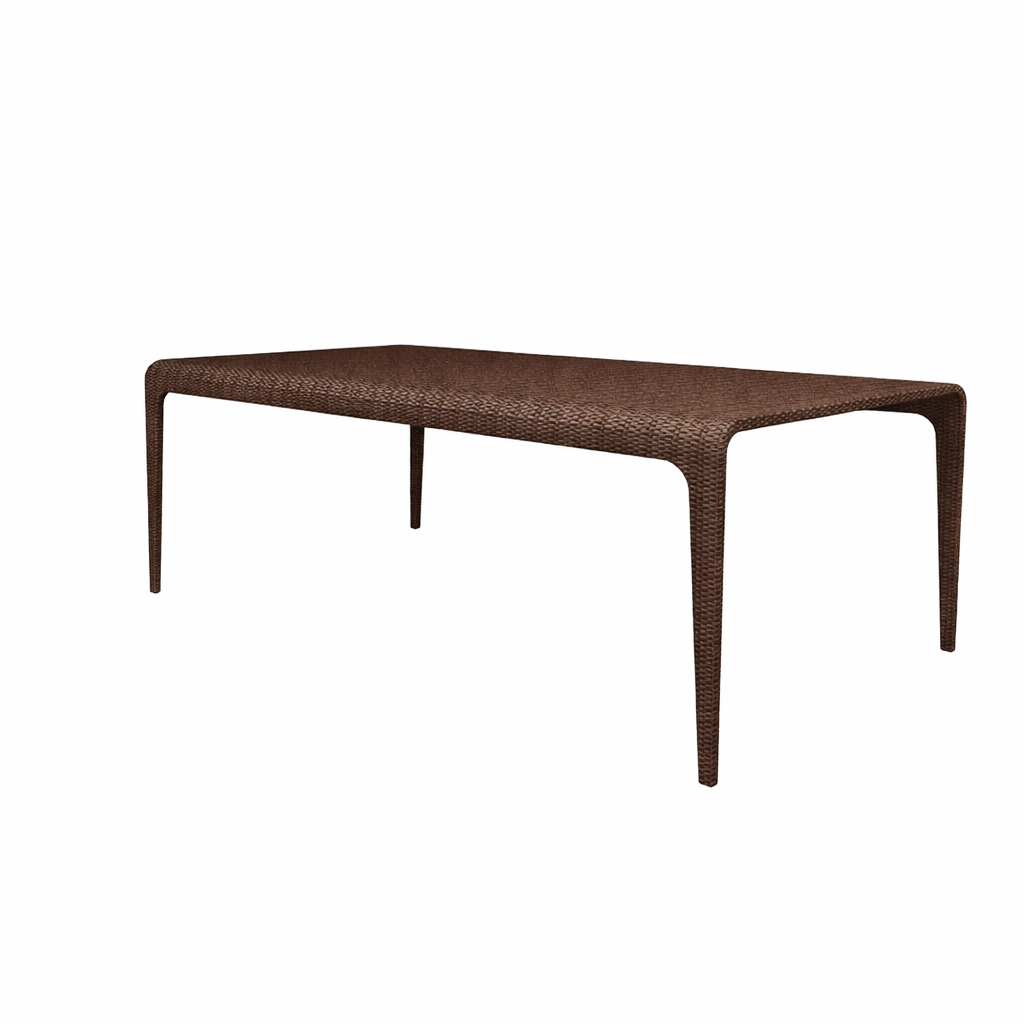 RECTANGULAR DINING TABLE WITH GLASS TOP (AHO/018/019)