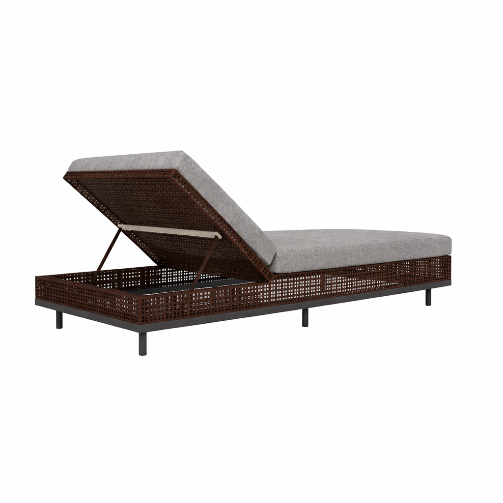 SUN LOUNGER WITH CUSHION (AHO/003/015)