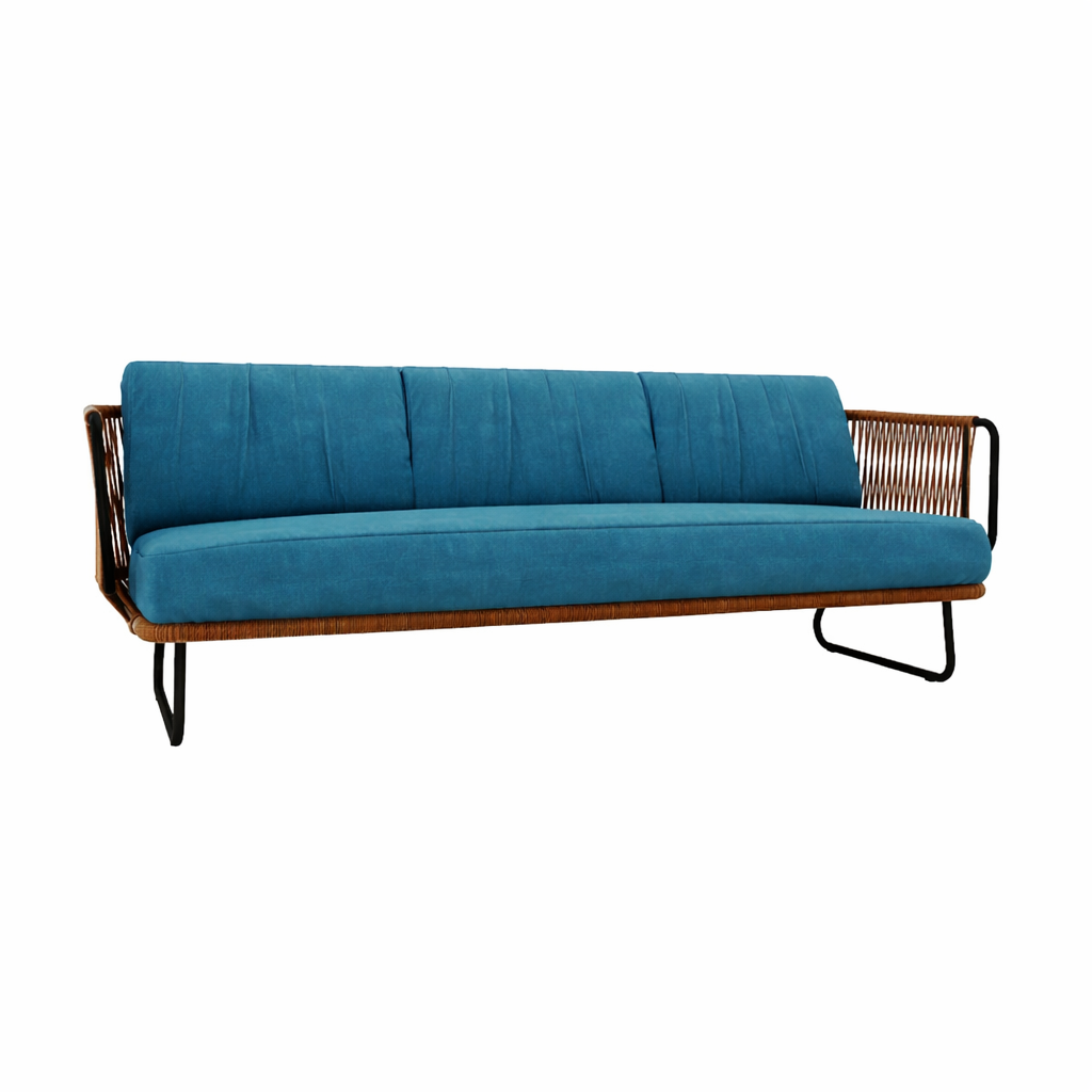 THREE SEATER SOFA WITH CUSHION (AHO/033/003)