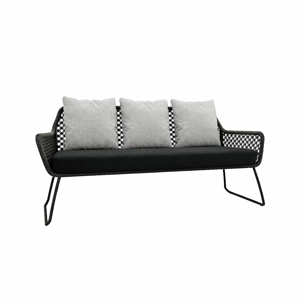 THREE SEATER SOFA WITH CUSHION (AHO/047/007)