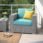 SINGLE SEATER SOFA WITH CUSHION (AHO/031/001)
