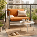 SINGLE SEATER SOFA WITH CUSHIONS (AHO/041/005)