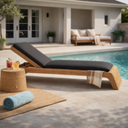 SUN LOUNGER WITH CUSHION (AHO/012/006)