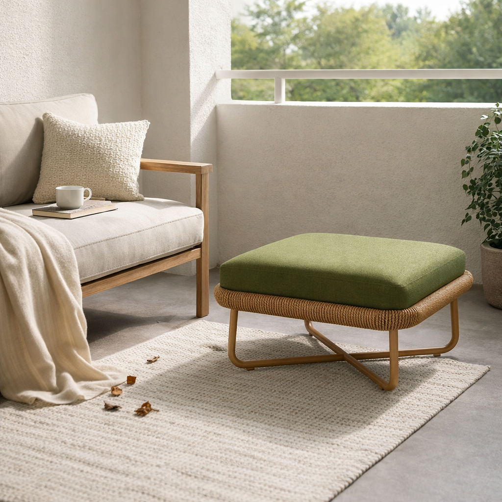 POUF WITH CUSHION (AHO/033/004)