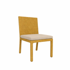 DINING CHAIR WITHOUT ARMS WITH CUSHION (AHO/003/002)