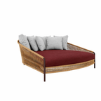ROUND SUNBED WITH CUSHION (AHO/014/036)