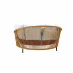 ROUND SUNBED WITH CUSHION (AHO/014/036)
