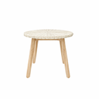 SIDE TABLE WITH GLASS TOP (AHO/016/012)