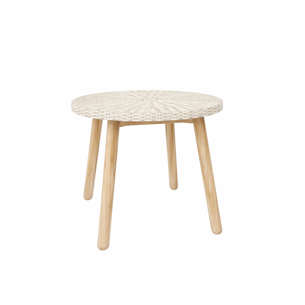 SIDE TABLE WITH GLASS TOP (AHO/016/012)