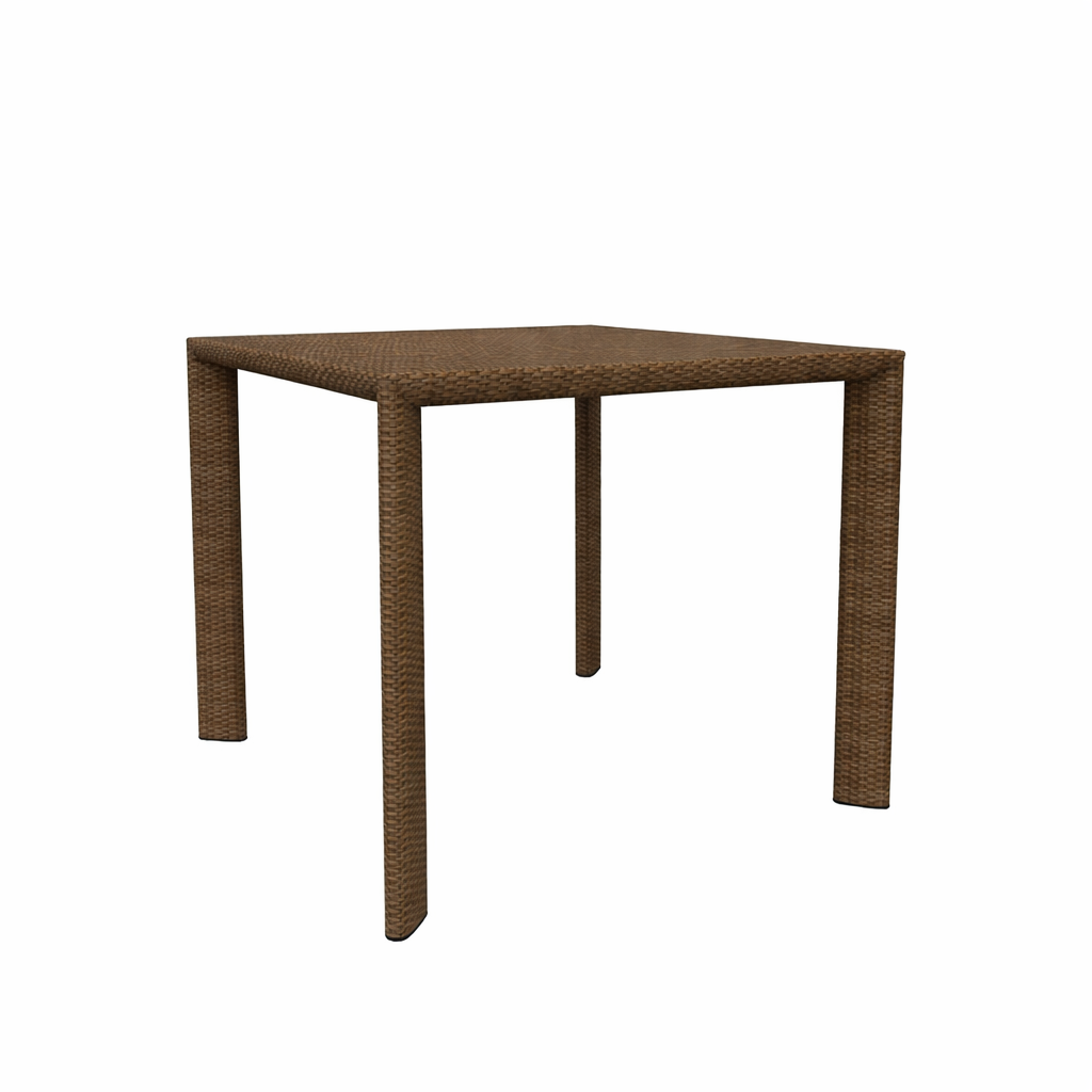 SQUARE DINING TABLE WITH GLASS TOP (AHO/021/005)