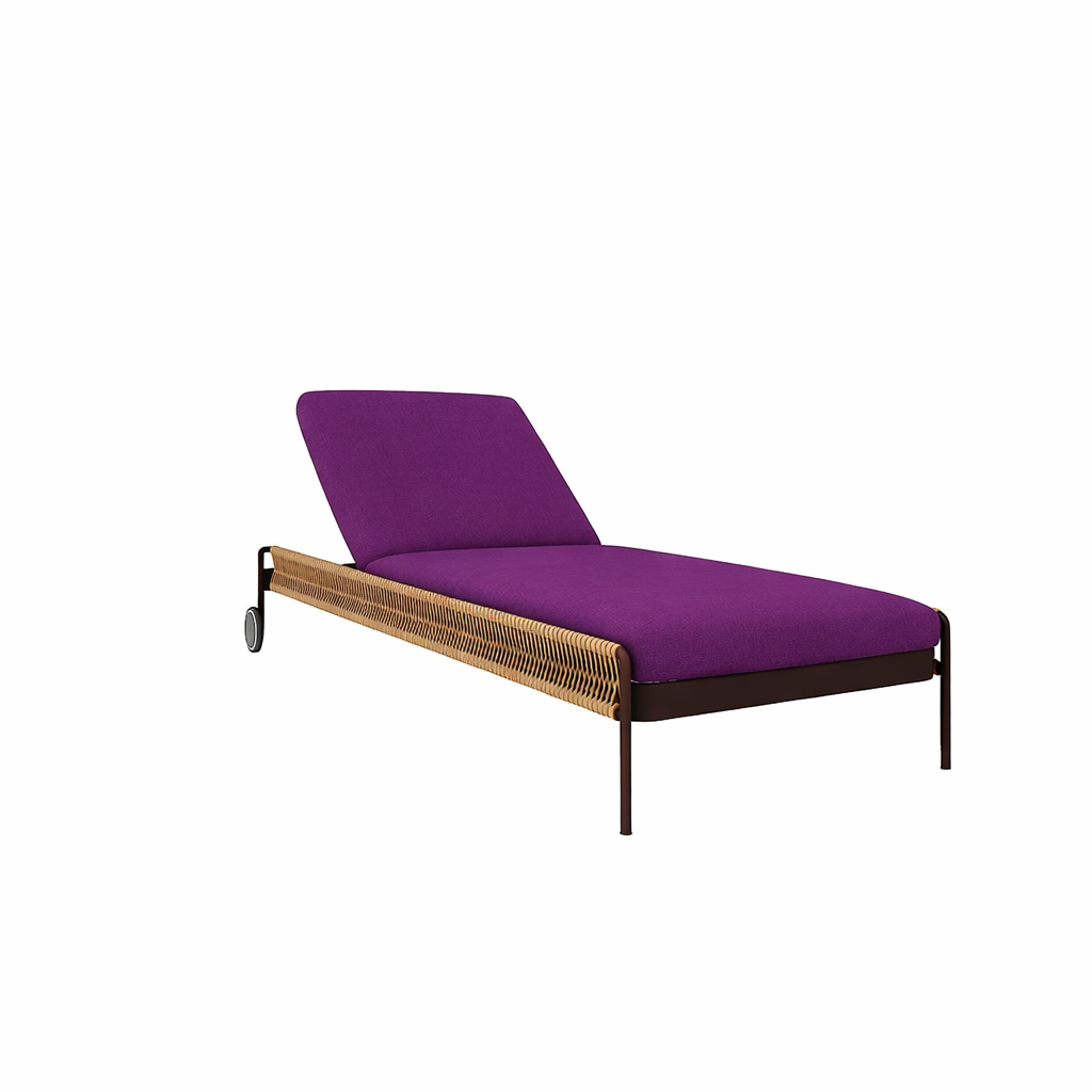 SUN BED WITH CUSHION (AHO/014/021)