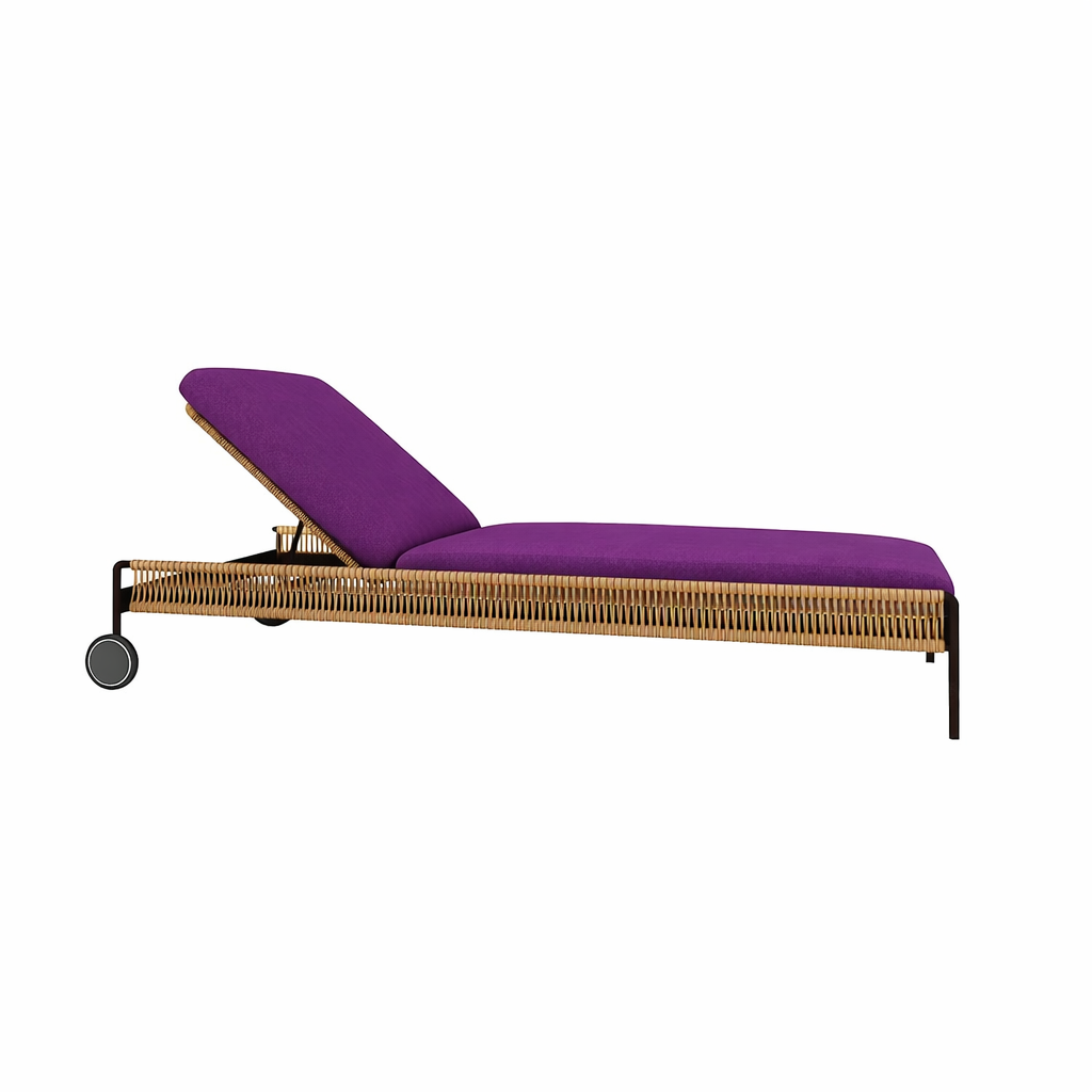SUN BED WITH CUSHION (AHO/014/021)