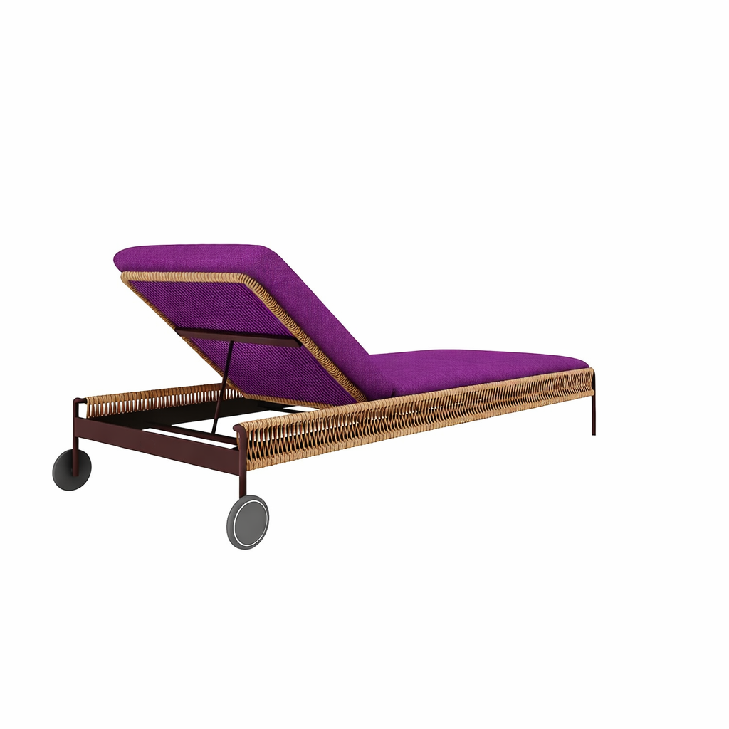 SUN BED WITH CUSHION (AHO/014/021)