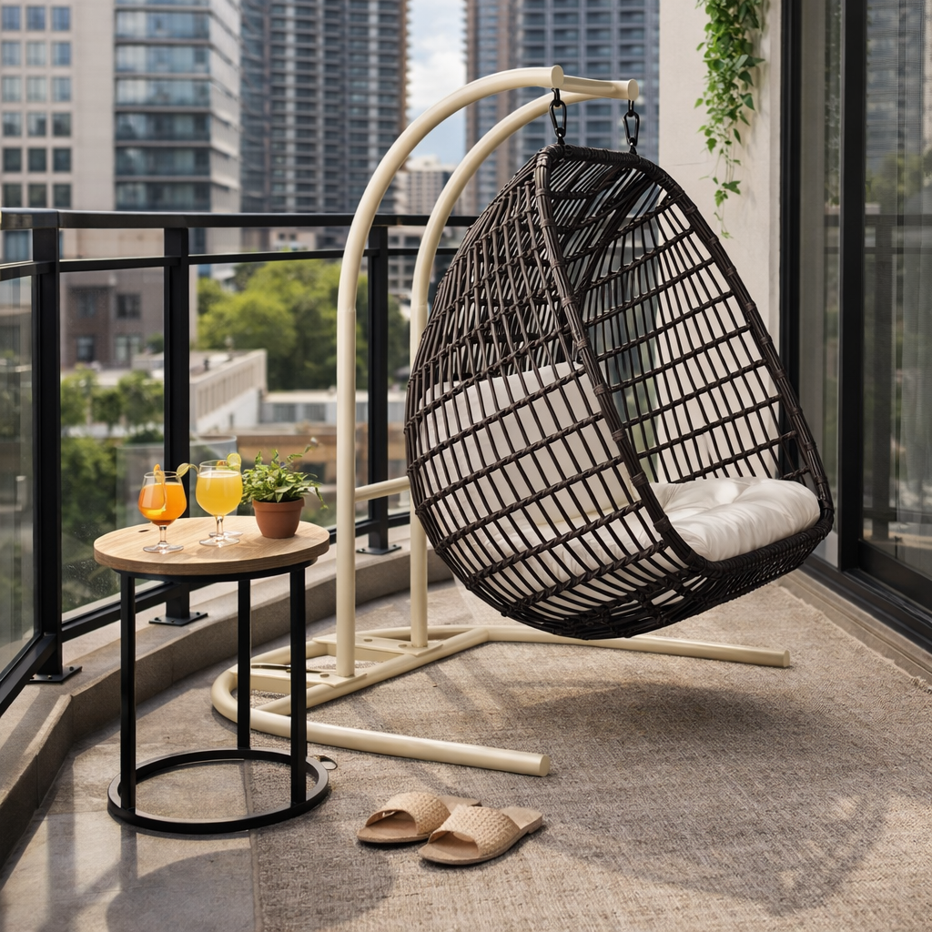 DOUBLE SEATER SWING WITH CUSHION (AHO/064/001)