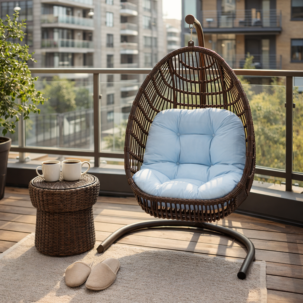 SINGLE SEATER SWING WITH CUSHION (AHO/065/001)