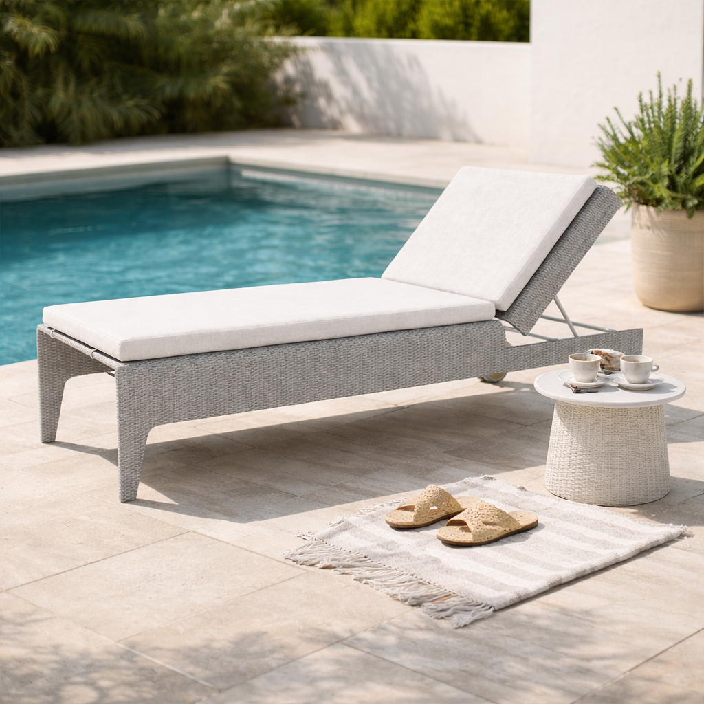 SUN (BED) LOUNGER WITH CUSHION (AHO/018/024)