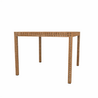 DINING TABLE WITH GLASS TOP (AHO/003/004)