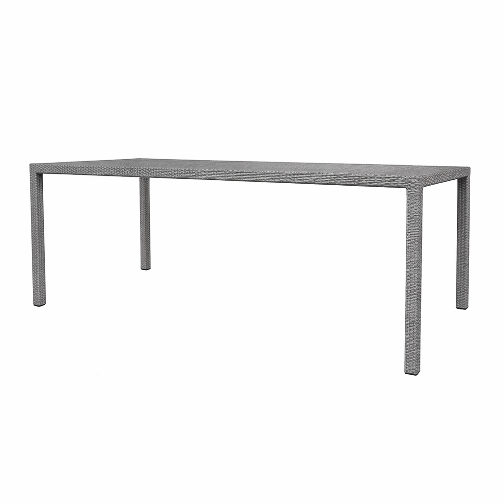 DINING TABLE WITH GLASS TOP (AHO/032/004)