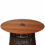 DINING TABLE WITH HPL TOP AHO/090/002