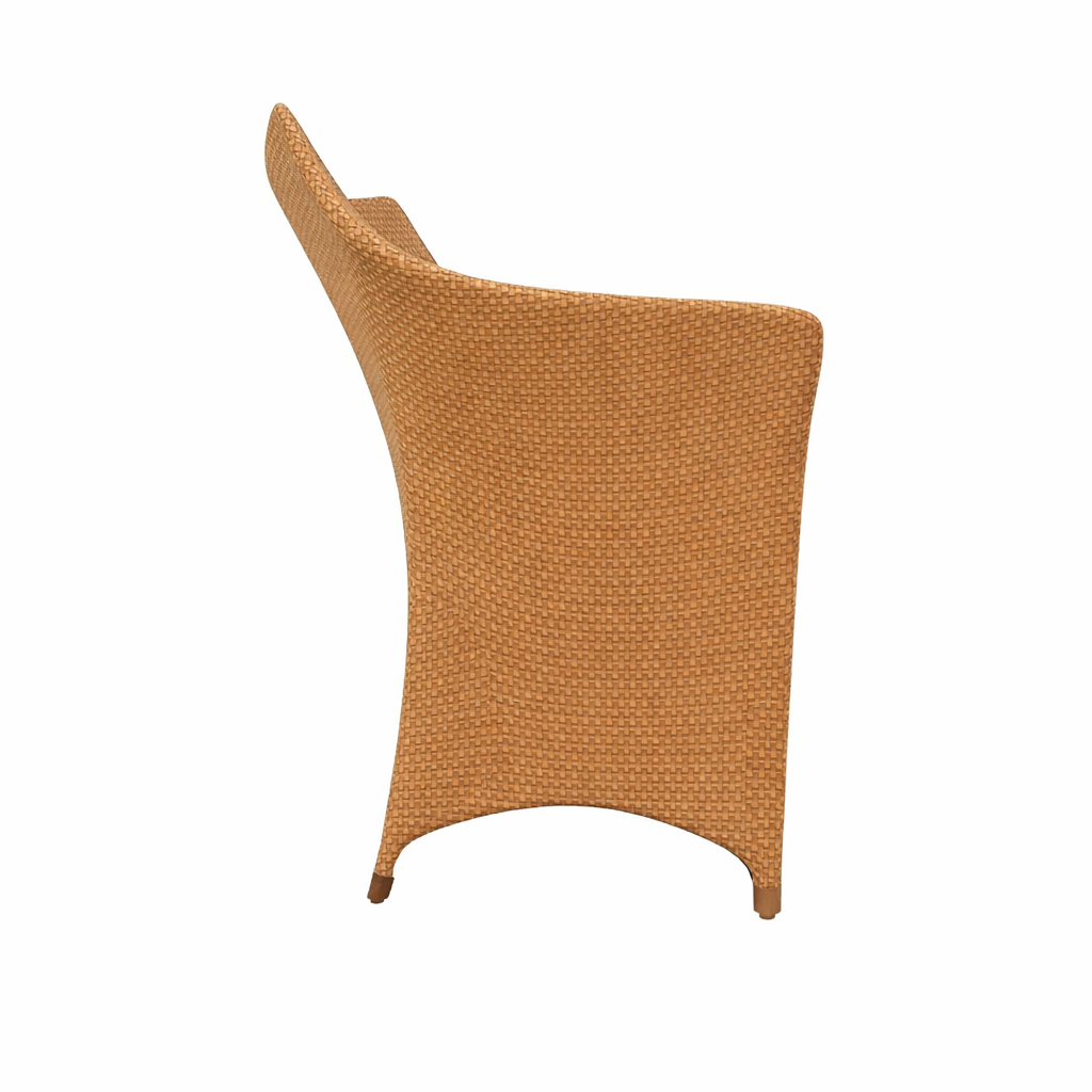 FULLY WOVEN DINING ARMCHAIR WITH CUSHIONS (AHO/001/016)