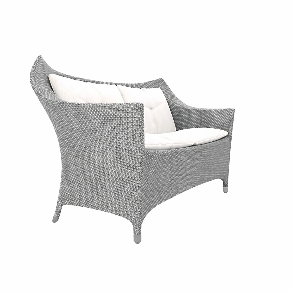 FULLY WOVEN DOUBLE SEATER SOFA WITH CUSHIONS (AHO/001/019)