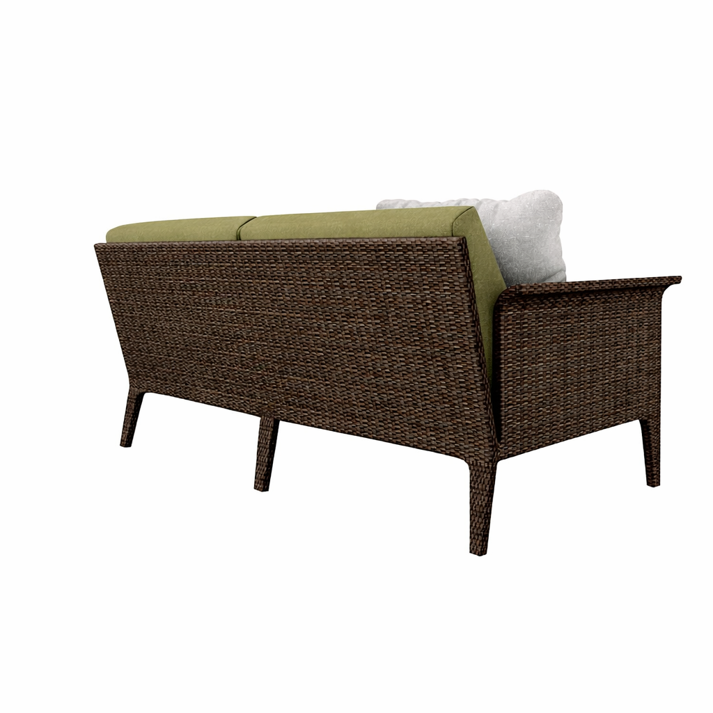 FULLY WOVEN THREE SEATER SOFA WITH CUSHIONS (AHO/001/020)
