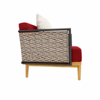 SINGLE SEATER SOFA WITH CUSHION (AHO/029/002)