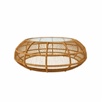 SPA ROUND COFFEE TABLE WITH GLASS TOP (AHO/063/002)