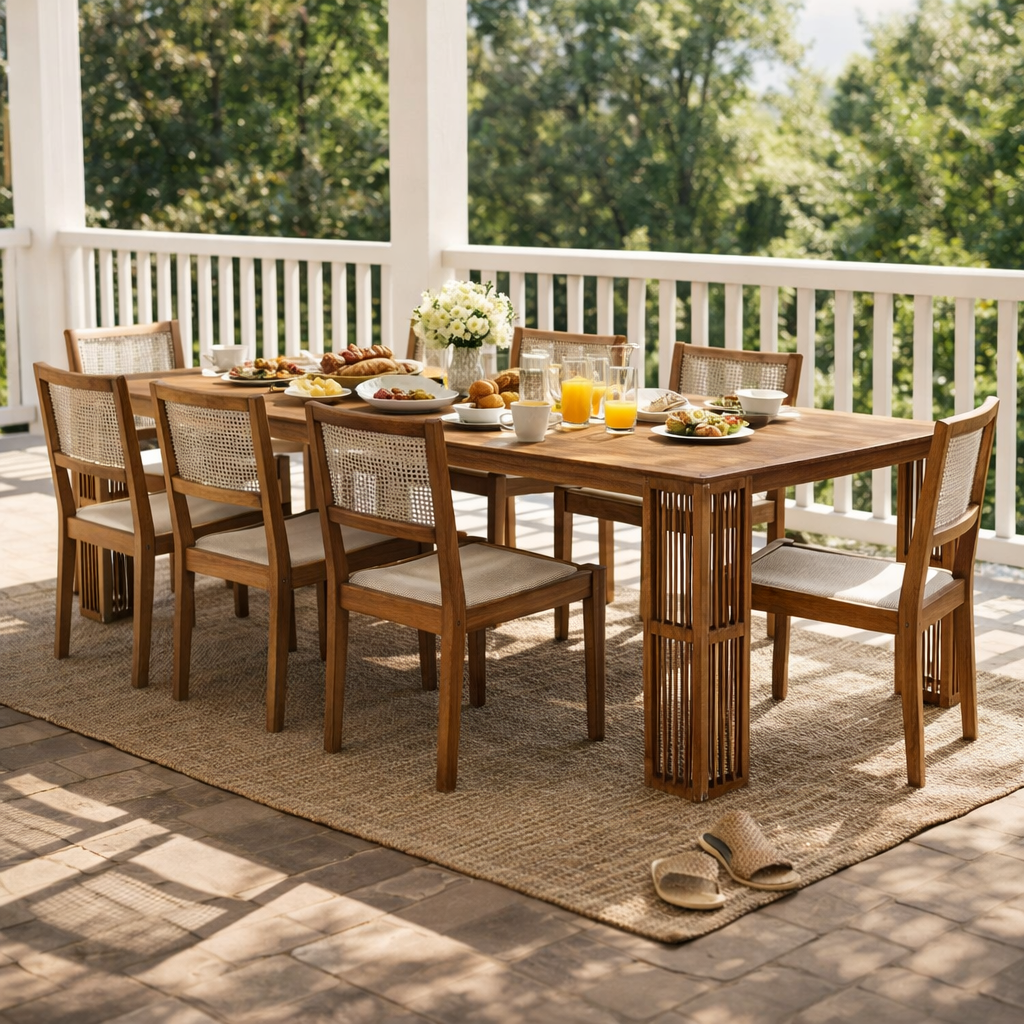 DINING TABLE WITH HPL TOP (AHO/057/004)