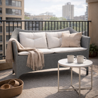 FULLY WOVEN DOUBLE SEATER SOFA WITH CUSHIONS (AHO/001/019)