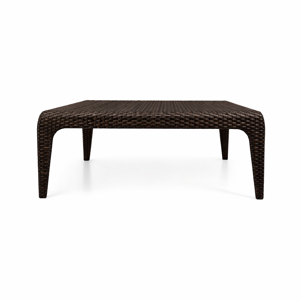 SQUARE COFFEE TABLE WITH GLASS TOP (AHO/018/028)