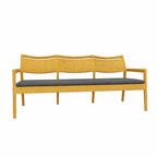 THREE SEATER SOFA WITH CUSHION (AHO/005/014)