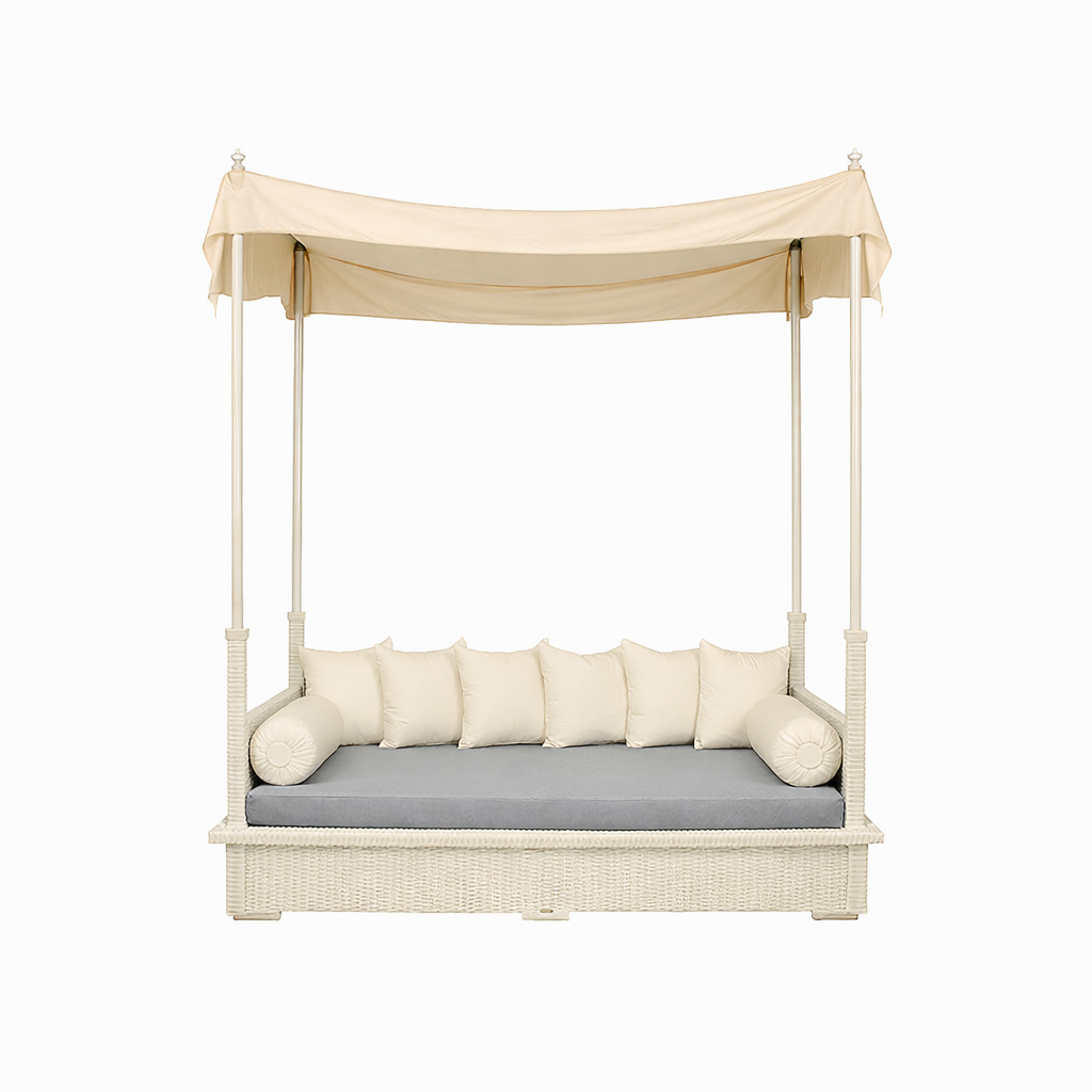 DAY BED WITH BACK & SIDE WITH CUSHIONS (AHOC/256/001)