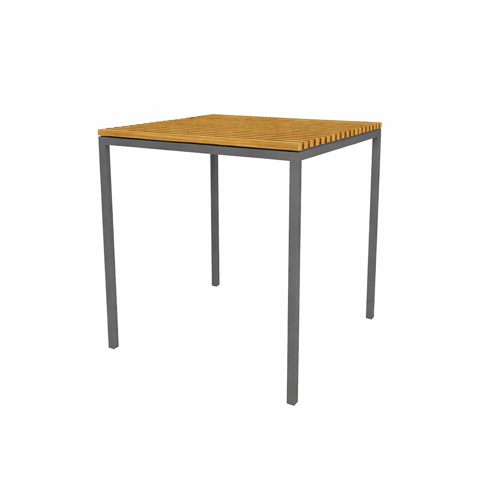 DINING TABLE WITH TEAK WOOD TOP (AHO/045/008)