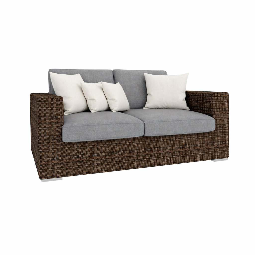 DOUBLE SEATER SOFA WITH CUSHION (AHO/022/008)