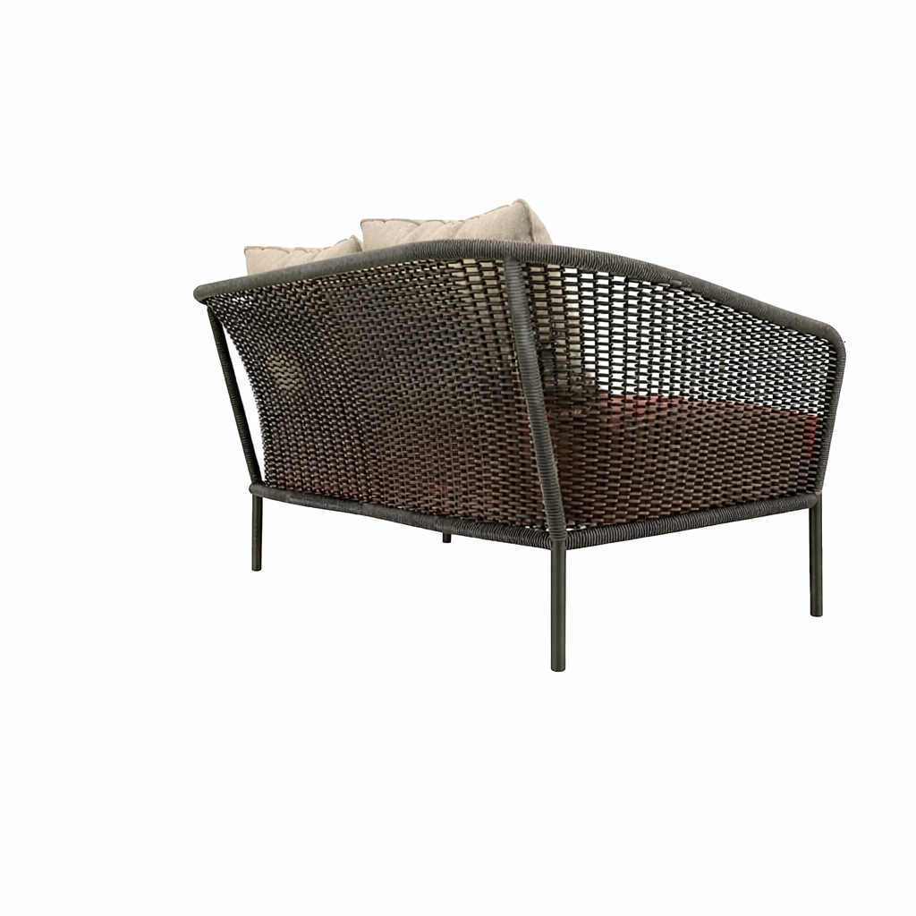 DOUBLE SEATER SOFA WITH CUSHION (AHO/051/005)