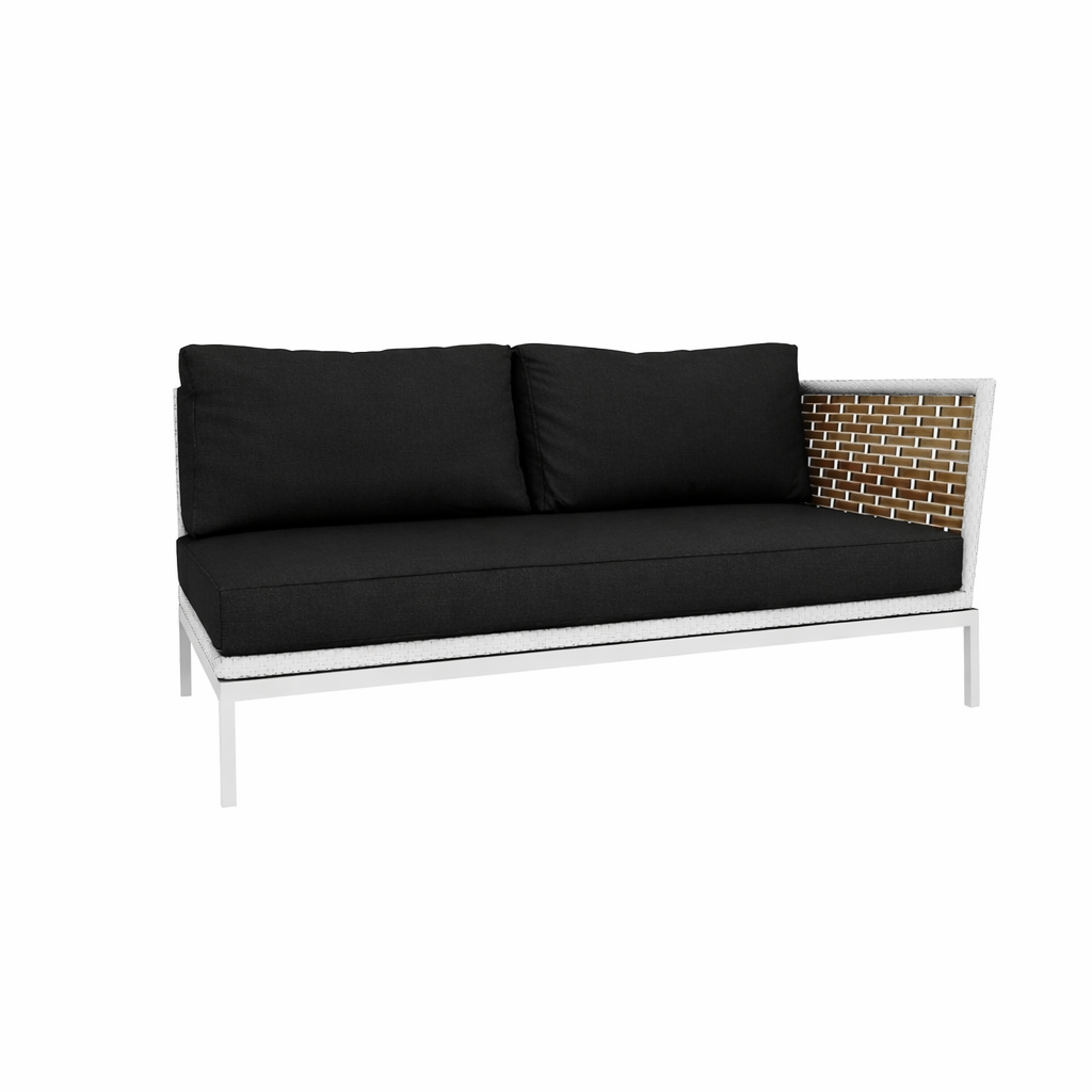 MODULAR LEFT DOUBLE SOFA WITH CUSHION (AHO/027/006)