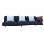 MODULAR SOFA 3 LEFT ARM WITH CUSHION (AHO/014/007A)