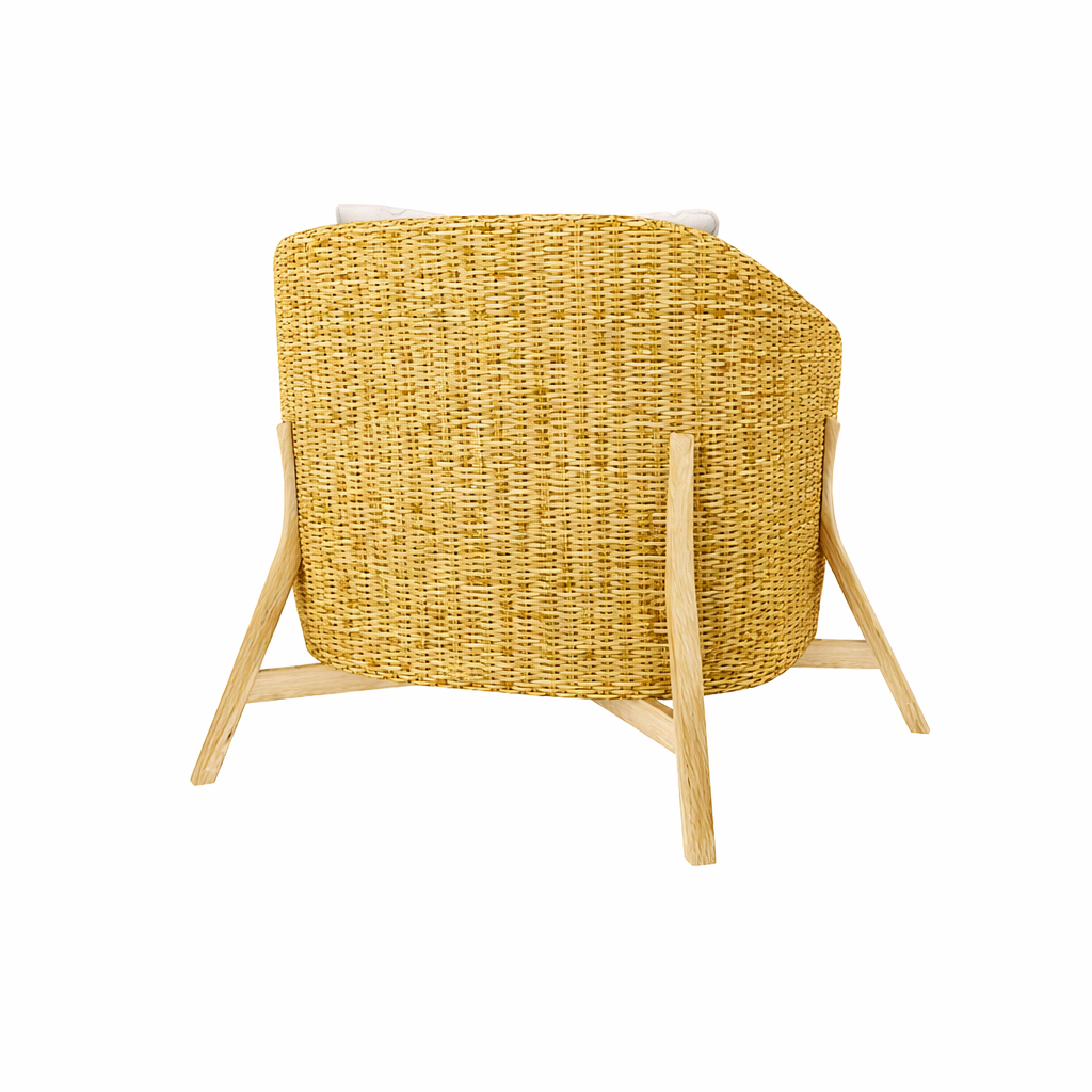 SINGLE SOFA CHAIR WITH CUSHION (AHO/016/003)