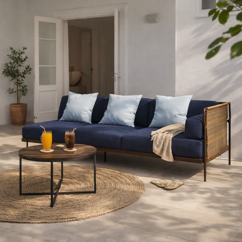 MODULAR SOFA 3 LEFT ARM WITH CUSHION (AHO/014/007A)