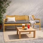 THREE SEATER SOFA WITH CUSHION (AHO/005/014)