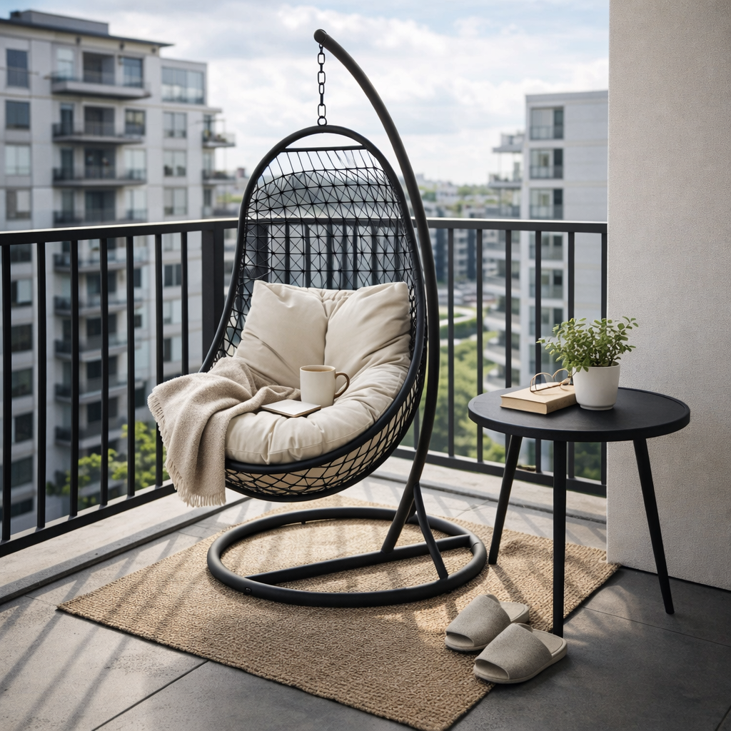 SINGLE SEATER SWING WITH CUSHION (AHO/054/001)