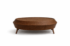 CENTER TABLE WITH GLASS TOP (AHOL/190/003)