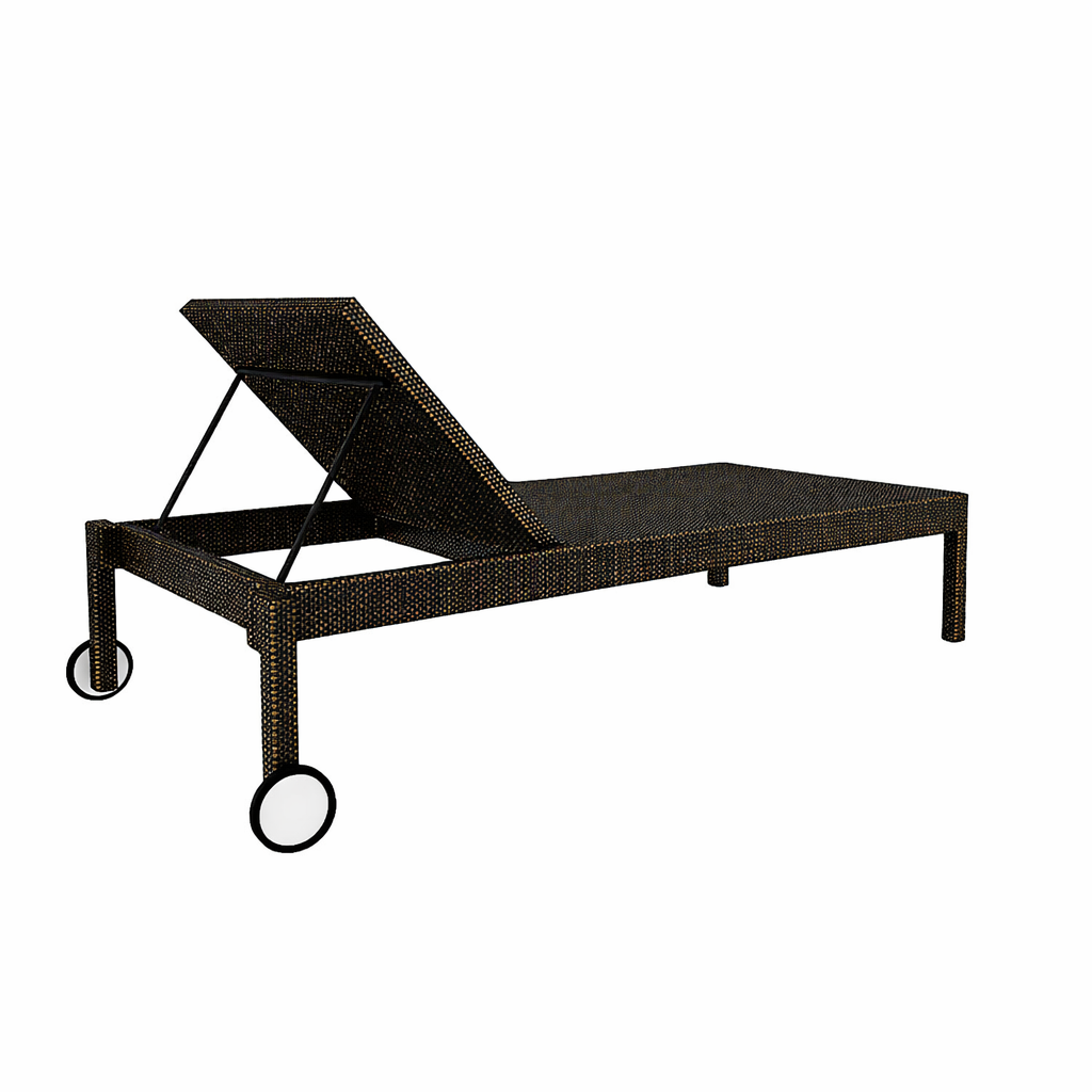 SUNLOUNGER WITH CUSHION (AHO/032/012)