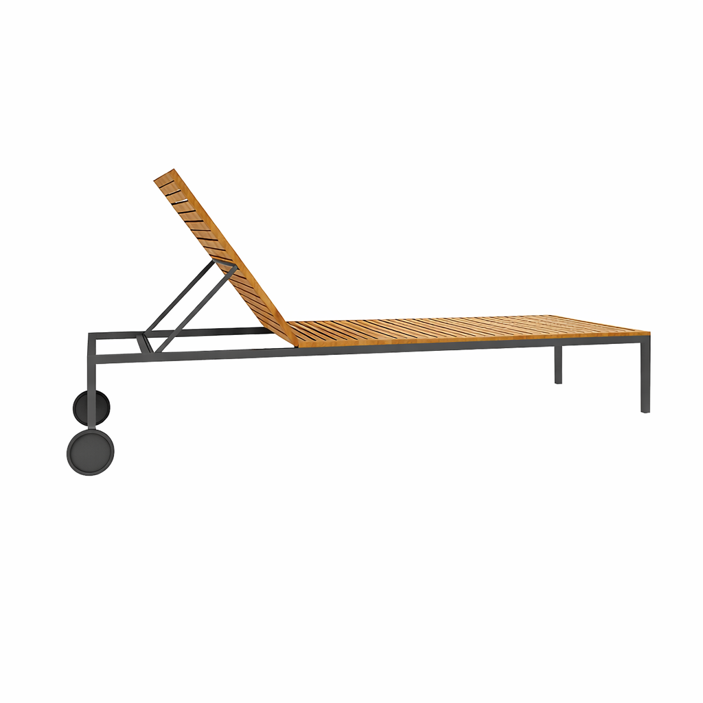 SUNLOUNGER WITH CUSHION (AHO/043/016)