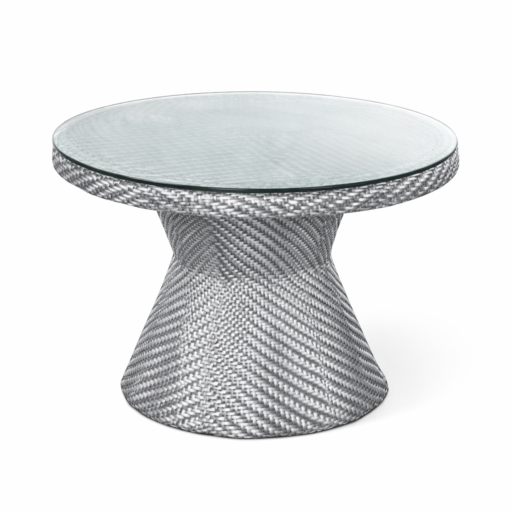 TEA TABLE WITH GLASS TOP (AHOD/134/003)