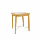 TEAKWOOD SIDE TABLE WITH HPL TOP (AHO/029/011)