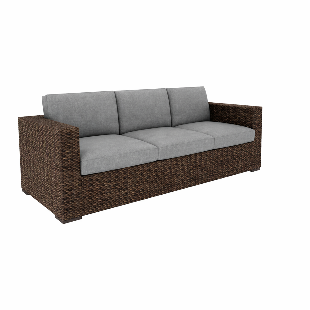 THREE SEATER SOFA WITH CUSHION (AHO/031/003)