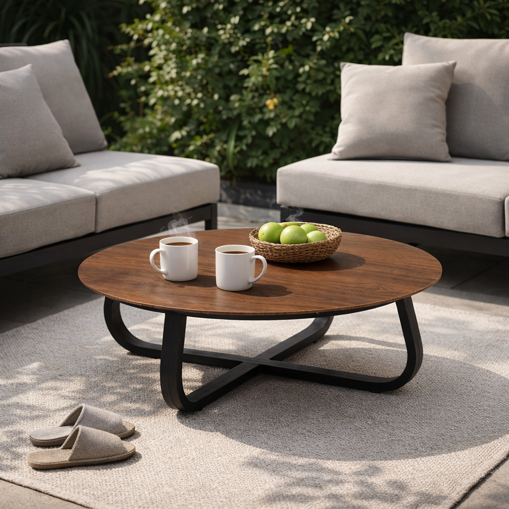 COFFEE TABLE WITH HPL TOP AHO/086/006