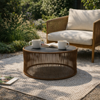ROUND COFFEE TABLE WITH HPL TOP (AHO/014/037)